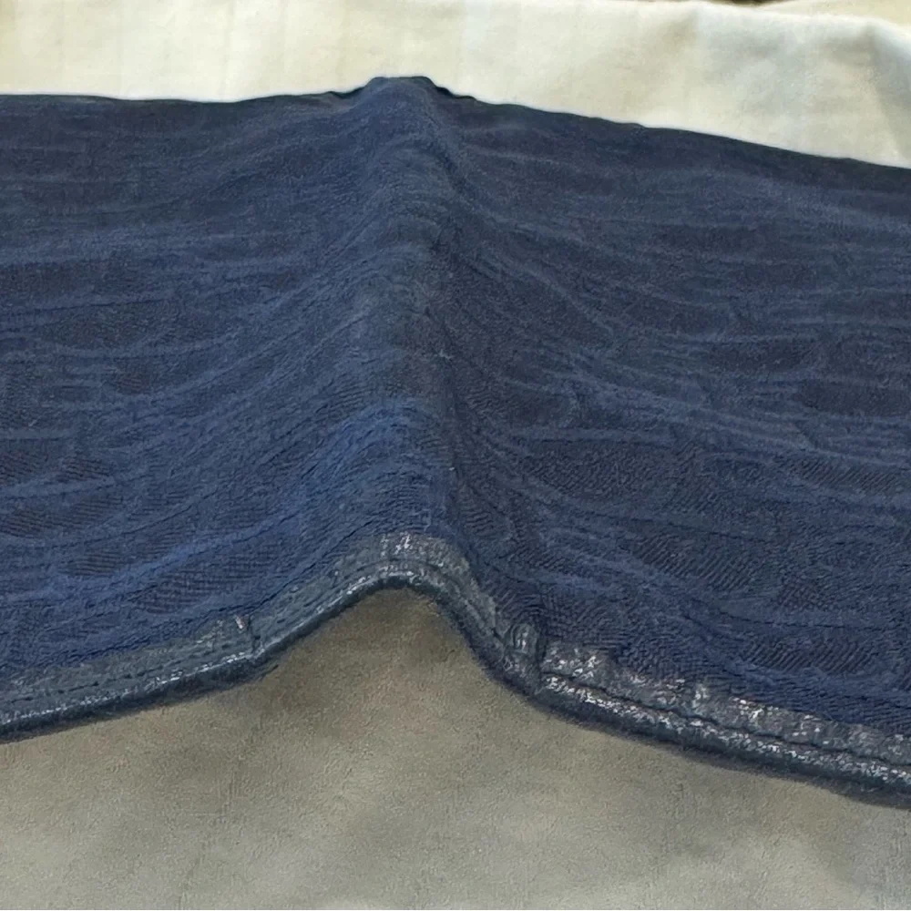 Blue Dior Monogram Canvas wallet